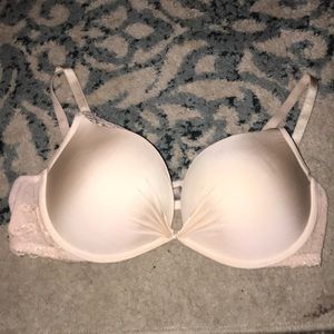 Victoria secret beige bra lace 38C